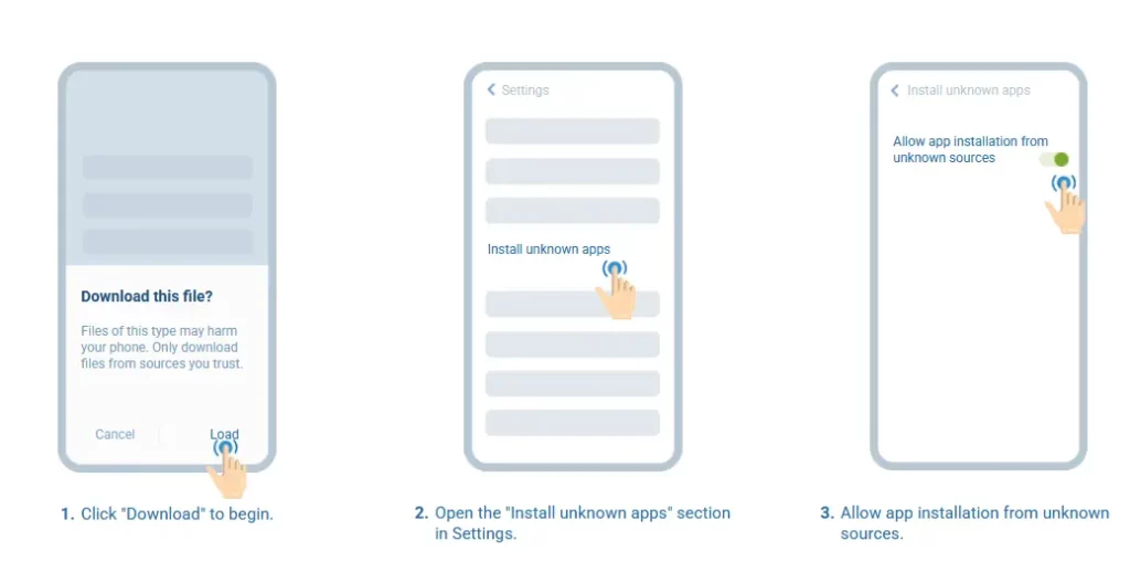 How to install the Android app
