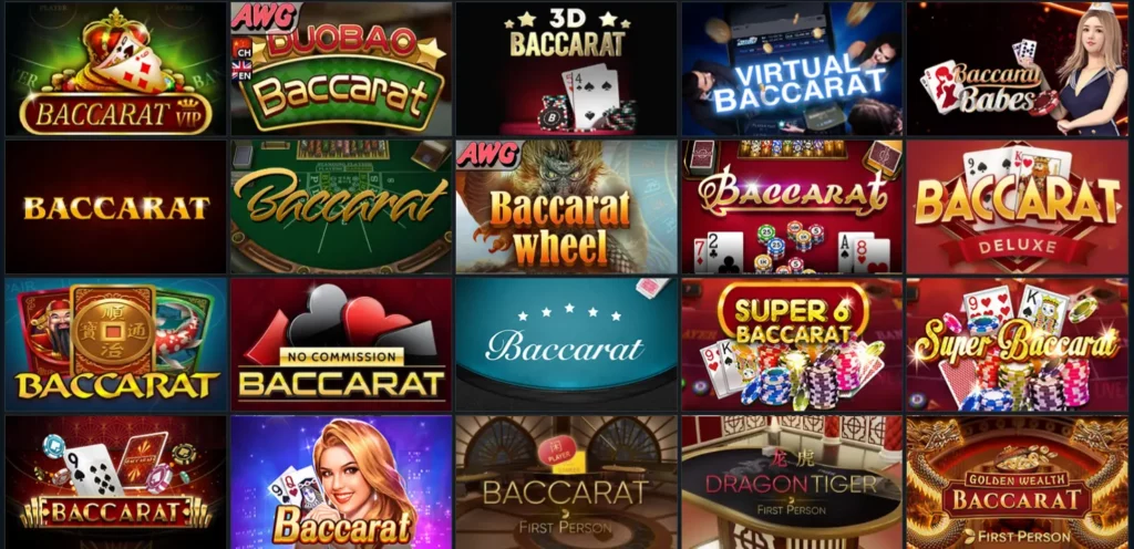 Baccarat Selection at 1xBet